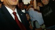 שר התחבורה שאול מופז אתמול, במסיבת עיתונאים בירושלים (צילום: אוליבייה פיטוסי)