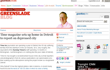 Roy Greenslade- Time magazine sets up home in Detroit  Media  guardian.co.uk