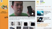 ג'ייסון צ'ן, עורך "גיזמודו", מראה את האב-טיפוס של האייפון החדש(צילום מסך: האתר "גיזמודו")