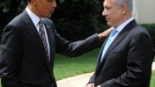 ראש ממשלת ישראל בנימין נתניהו ונשיא ארה"ב ברק אובמה בבית הלבן בוושינגטון, שלשום אחרי פגישתם (צילום: אבי אוחיון, לע"מ)