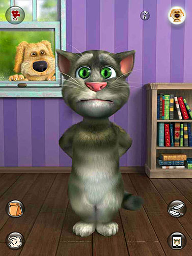 מתוך אפליקציית האייפון "טום החתול המדבר" (צילום מסך)