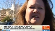 בעלת המכרות ג'ינה ריינהארט, מתוך תוכנית הבוקר "סאנרייז" בערוץ 7 האוסטרלי (צילום מסך)