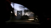 עשן עולה בעקבות תקיפה של מטוסי חיל האוויר במרכז רצועת עזה, אתמול (צילום: עבד רחים חטיב)