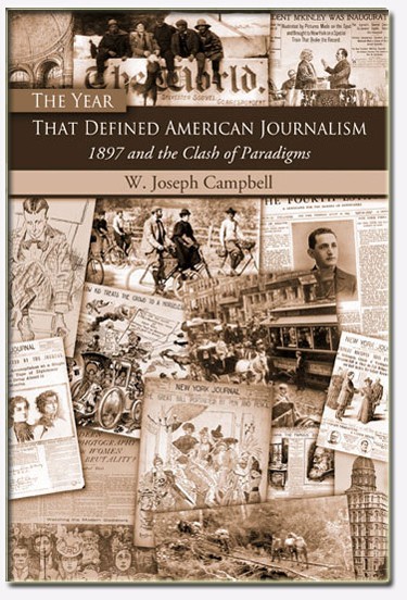 "השנה שהגדירה את העיתונות האמריקאית" (עטיפת הספר)  
