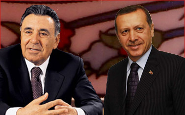 מימין: ראש ממשלת טורקיה ארדואן, ואיל ההון והמדיה הטורקי דואן