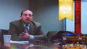 נשיא "פרו-פבליקה" ריצ'רד טופל בראיון וידיאו במכון הישראלי לדמוקרטיה (צילום: "העין השביעית")