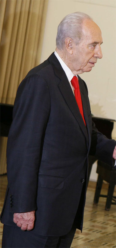 נשיא המדינה שמעון פרס (צילום: פלאש 90)
