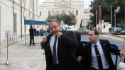 אביגדור ליברמן בכניסה לבית-המשפט בירושלים, אתמול (צילום: יוסי זמיר, פלאש 90)
