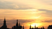 שקיעה במוסקבה (צילום: אנה קפלן)