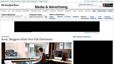 Advertising - F.T.C. to Rule Blogs Must Disclose Gifts or Pay for Reviews - NYTimes.com