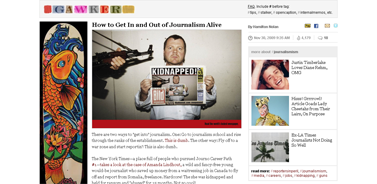 How to Get In and Out of Journalism Alive - journalismism - Gawker