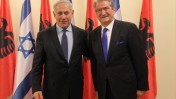 בנימין נתניהו, ראש ממשלת ישראל, לצד ראש הממשלה האלבני סאלי ברישה, שלשום בירושלים (צילום: מארק ישראל סלם, "ג'רוזלם פוסט")