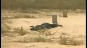 עימאד מוחמד חסן ג'אנם, צלם עיתונות מערוץ אל-אקצא של החמאס, בתמונה מתוך סרטון המתעד את הירי שהביא לכריתת רגליו