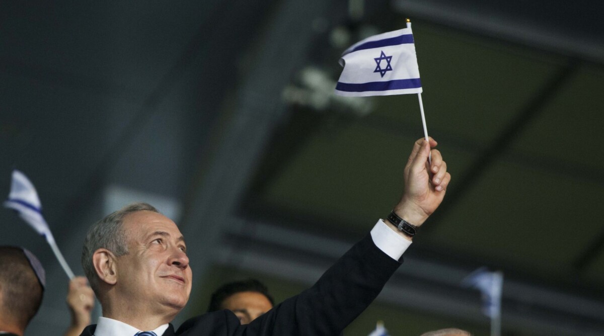 ראש ממשלת ישראל, בנימין נתניהו, בפתיחת משחקי המכבייה בירושלים, בשבוע שעבר (צילום: יונתן זינדל)