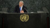 ראש הממשלה בנימין נתניהו נואם אתמול באו"ם (צילום: קובי גדעון, לע"מ)