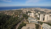 העיר חיפה, מבט מבניין האוניברסיטה (צילום: שי לוי)