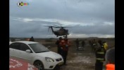 דיווח על החילוץ בנחל גרר, חדשות 10, 12.12.13 (צילום מסך)