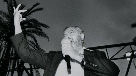 הרב מאיר כהנא, 1985 (צילום: משה שי)
