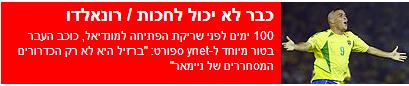 רונאלדו בטור מיוחד ל-ynet, ולשאר העולם