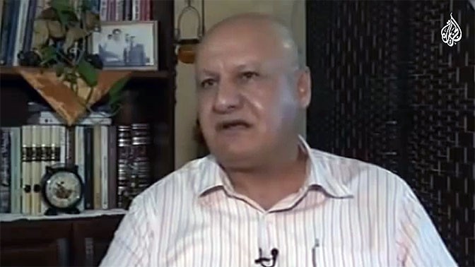 רשאד עומרי, עורך המקומון החיפאי בשפה הערבית "אל-מדינה" (צילום מסך)