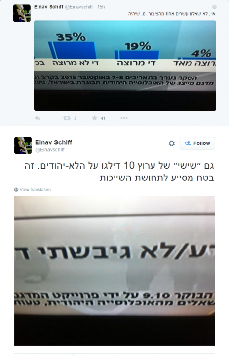 Einav Schiff on Twitter גם ״שישי״ של ערוץ 10 דילגו על הלא יהודים. זה בטח מסייע לתחושת השייכות http t.co fi8p4059Gn
