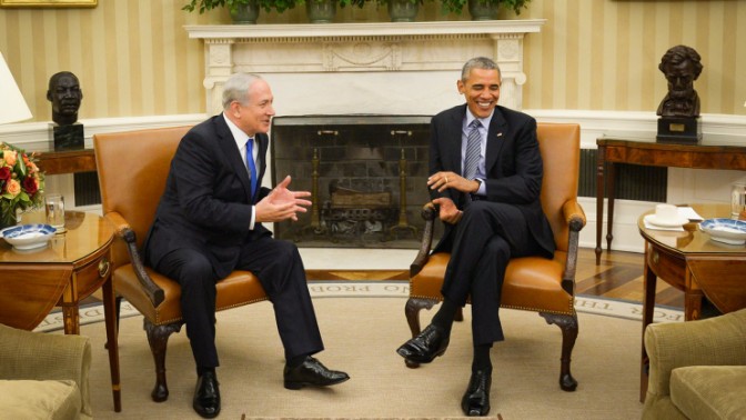 נשיא ארה"ב ברק אובמה וראש ממשלת ישראל בנימין נתניהו, הבית הלבן, וושינגטון, 9.11.15 (צילום: חיים צח, לע"מ)