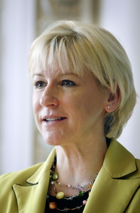 שרת החוץ של שבדיה, מרגוט וולסטרום (צילום: Johannes Jansson, רישיון CC-2.5 Denmark)