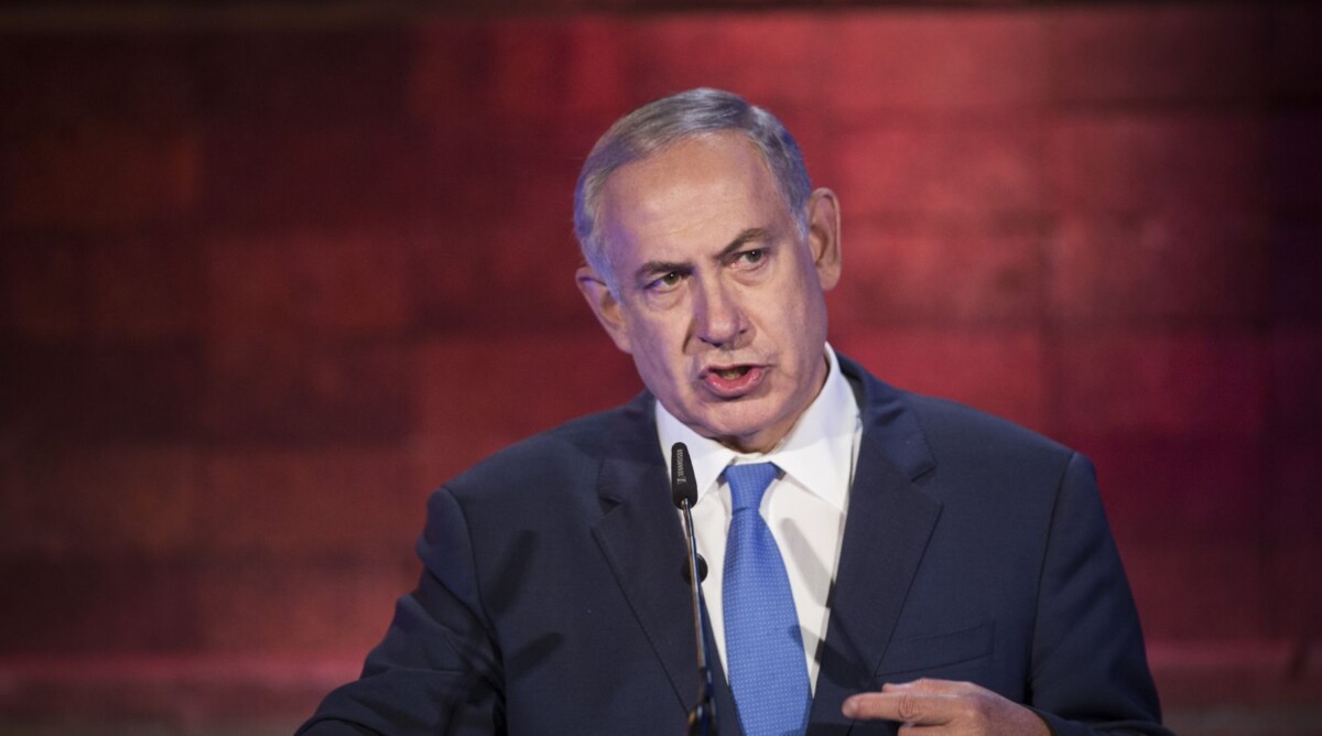 ראש הממשלה, בנימין נתניהו, נושא נאום לרגל יום השואה ביד-ושם, ירושלים. 4.5.16 (צילום: הדס פרוש)