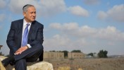 ראש הממשלה בנימין נתניהו בחלקת הקבר של דוד בן-גוריון בשדה-בוקר, 18.11.15 (צילום: קובי גדעון, לע"מ)