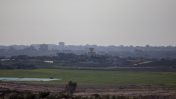 רצועת עזה במבט מן הגבול הישראלי, 18.2.2017 (צילום: יונתן זינדל)