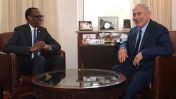 ראש ממשלת ישראל, בנימין נתניהו, בפגישה עם פול קגאמה, שליט רואנדה. ירושלים, 10.7.17 (צילום: קובי גדעון, לע"מ)