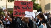 הפגנה נגד אלימות משטרתית בעקבות הירי בסלמון טקה, נער יוצא אתיופיה, תל-אביב, 8.7.19 (צילום: גיל יערי)