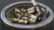 מאפרה מלאה בדלי סיגריות (צילום: נתי שוחט)