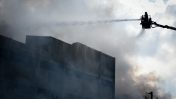שריפה במפעל חיפאי, 5.9.2019 (צילום: מאיר ועקנין)