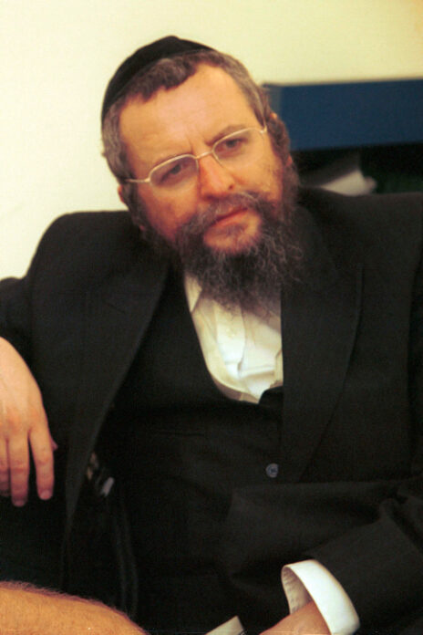 הרב אלימלך פירר, 2002 (צילום: יוסי זמיר)