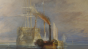 פרט מתוך "The Fighting Temeraire", ג'יי. מ. וו. טרנר (1838), ה-National Gallery, לונדון (נחלת הכלל)