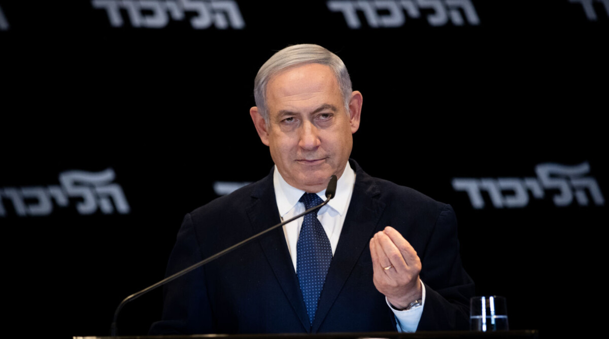 ראש ממשלת ישראל בנימין נתניהו, 1.1.2020 (צילום: יונתן זינדל)