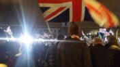 בריטים חוגגים את הפרישה מהאיחוד האירופי (הברקזיט), 31.1.2020 (צילום: David Howard, רישיון CC BY 2.0)