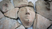 כיסוי לארון קבורה בן 3,300 שנה (צילום: הדס פרוש)