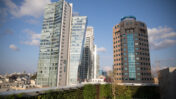 הנוף ממשרדי סטארט-אפ ניישן סנטרל בתל-אביב, 2019 (צילום: הדס פרוש)