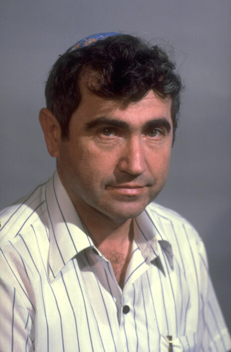 זבולון המר, שר החינוך לשעבר, 1981 (צילום: יעקב סער, לע"מ)