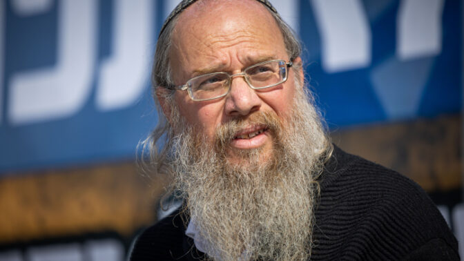 הרב אלישמע כהן, ראש ישיבת חומש (צילום: יונתן זינדל)