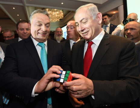 ראש הממשלה בנימין נתניהו עם ראש ממשלת הונגריה ויקטור אורבן (צילום: חיים צח, לע"מ)