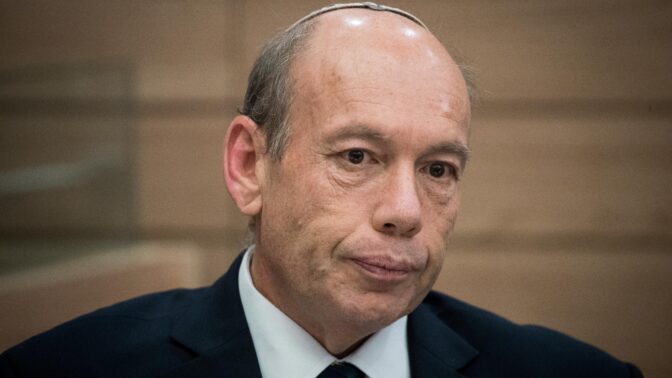 מבקר המדינה, מתניהו אנגלמן, בכנסת (צילום: יונתן זינדל)