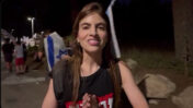 פעילת המחאה נאוה רוזוליו (צילום מסך: דמוקרטTV)