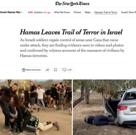 מחבלי חמאס מכונים "טרוריסטים" ב"ניו יורק טיימס"