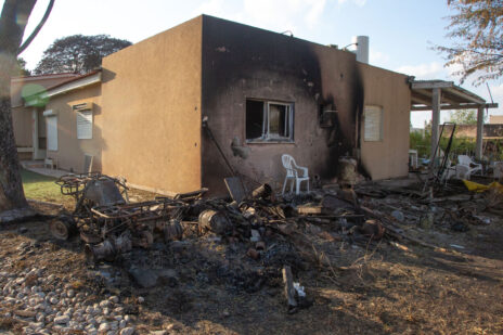 ההרס בקיבוץ כפר עזה 15.10.23 (צילום: אדי ישראל)