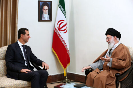 נשיא סוריה באשר אל אסד עם מנהיג איראן עלי חמינאי, טהרן, 2019 