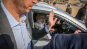 אסמאעיל הנייה, ראש הזרוע הפוליטית של חמאס, בטקס פתיחת מרכז רפואי ברפיח, 23.11.19 (צילום: עבד רחים כתיב)