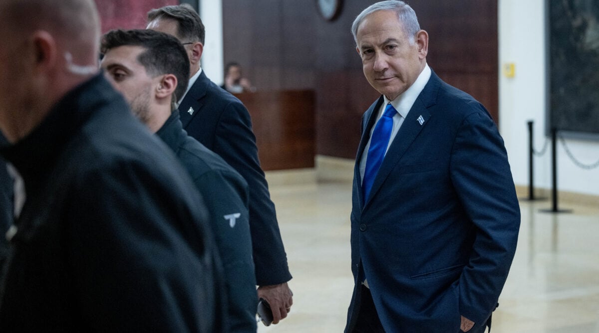 ראש ממשלת ישראל, בנימין נתניהו. הכנסת, 27.11.2023 (צילום: חיים גולדברג)